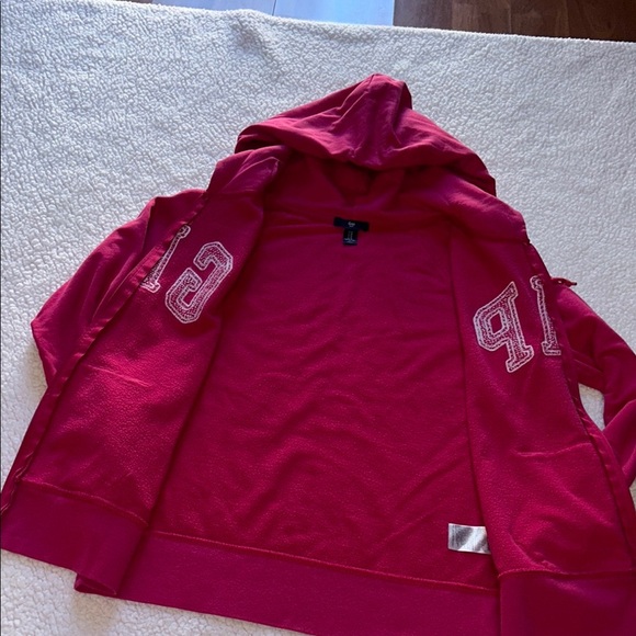 GAP Pink Sweatshirt Hoodie Classic Pullover - Picture 5 of 7